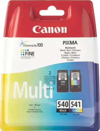 PACK DE 2 CARTOUCHES D’ENCRE PG540 / CL541
