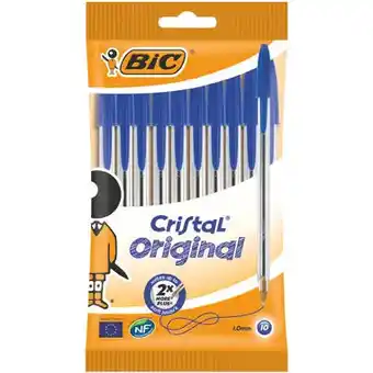 Auchan 10 STYLOS BILLES CRISTAL offre