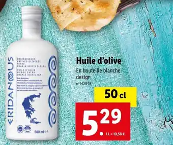Lidl Huile d'olive offre
