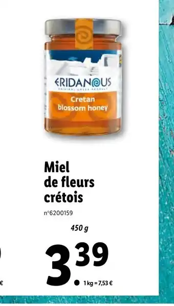 Miel de fleurs crétois