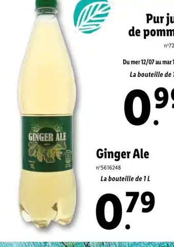 Lidl Ginger Ale offre