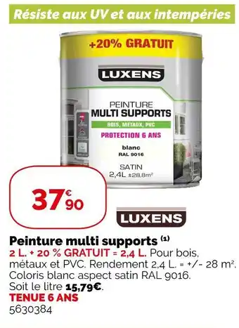 Weldom Luxens peinture multi supports (1) offre