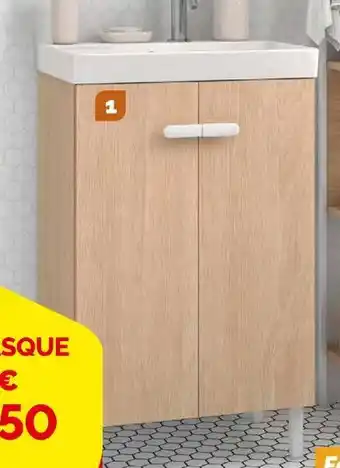 Weldom Meuble + vasque easy offre