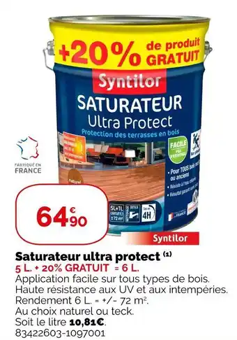 Syntilor saturateur ultra protect (1)