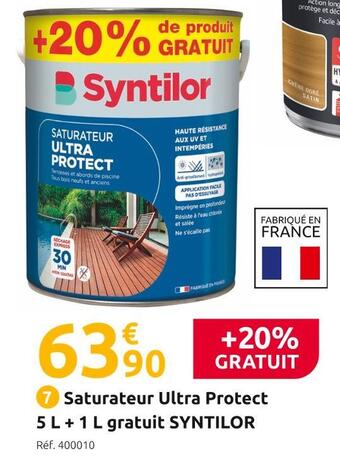 Mr Bricolage Syntilor saturateur ultra protect 5 l + 1 l gratuit offre