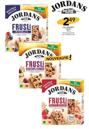 Stokomani Jordans les 6 barres frusli offre