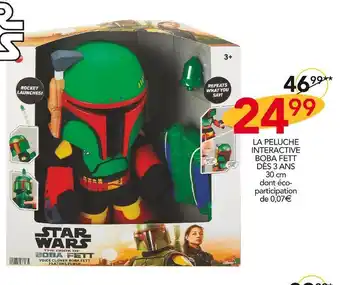 Stokomani La peluche interactive boba fett offre