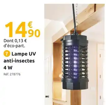 Mr Bricolage Lampe anti-insectes protection uv offre