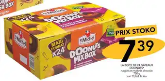 Stokomani St michel la boîte de 40 gâteaux doonuts offre