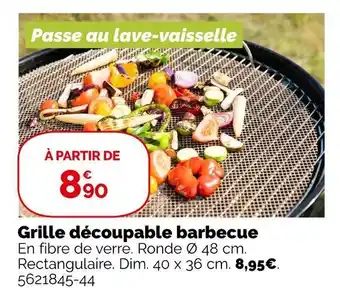 Weldom Grille découpable barbecue offre