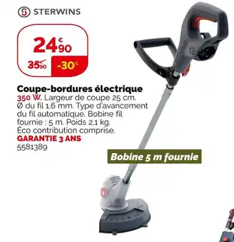 Weldom Sterwins coupe-bordures électrique offre