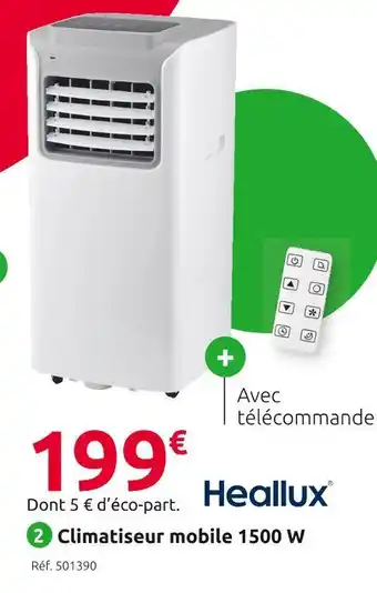 Heallux climatiseur mobile