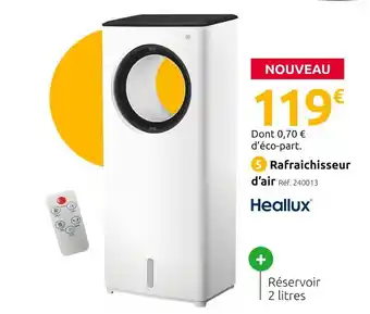 Mr Bricolage Heallux rafraichisseur d’air offre