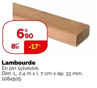 Weldom Lambourde offre