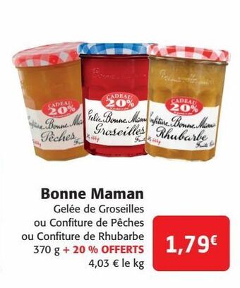 Colruyt Bonne maman offre