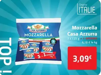 Colruyt Mozzarella casa azzurra offre