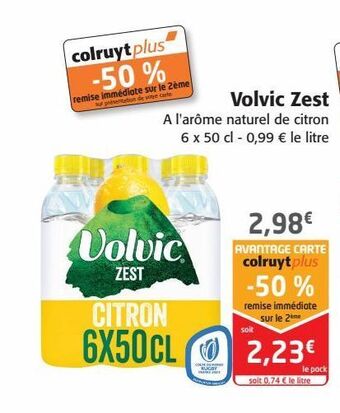 Colruyt Volvic zest offre
