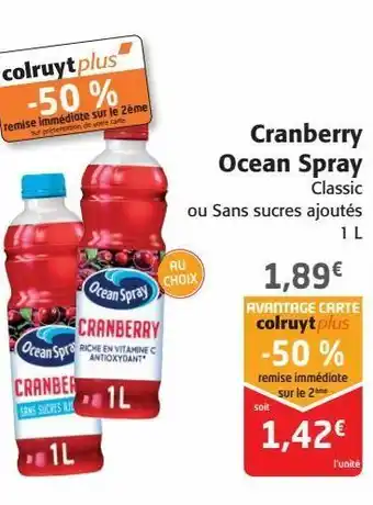 Cranberry ocean spray