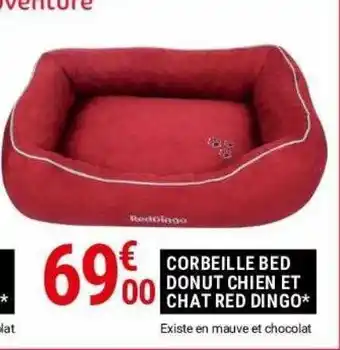 Gamm vert Corbeille bed donut chien et chat red dongo offre