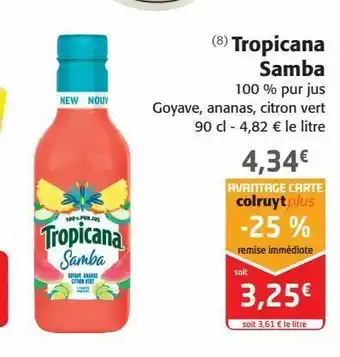Colruyt Tropicana samba offre