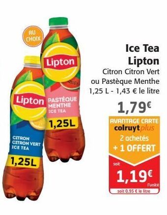 Colruyt Ice tea lipton offre