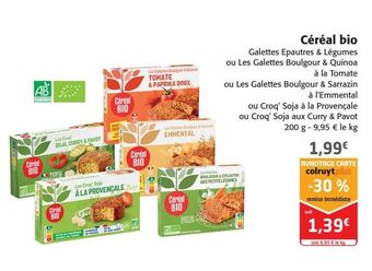 Colruyt Céréal bio offre