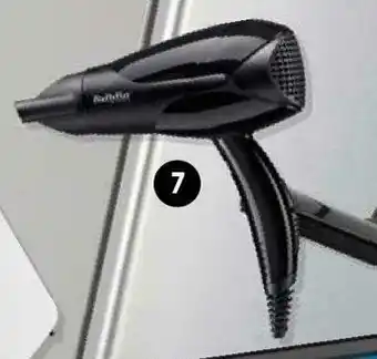 Auchan SECHE CHEVEUX BABYLISS D212E POWERLIGHT 2000 offre
