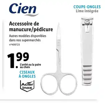 Lidl Accessoire de manucure/pédicure offre