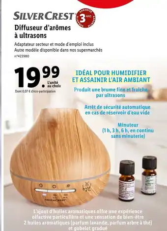 Diffuseur d'arômes à ultrasons