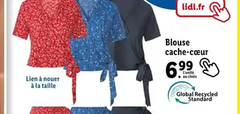Lidl Blouse cache-cœur offre
