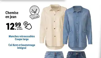 Chemise en jean