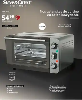 Lidl SILVERCREST Mini-four offre