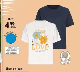 Lidl T-shirt offre
