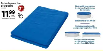 Lidl Bâche de protection pour piscine offre
