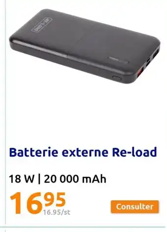 Batterie externe Re-load