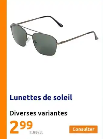 Action Lunettes de soleil offre