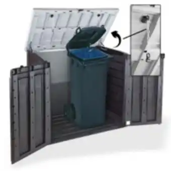 Coffre en résine multifonctions toit plat - 1200l - noir - 12-922600 - keter