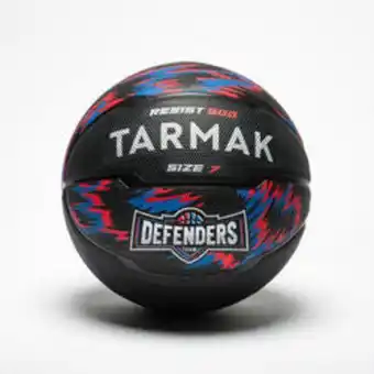 Decathlon Ballon de basketball taille 7 - r500 noir rouge bleu offre