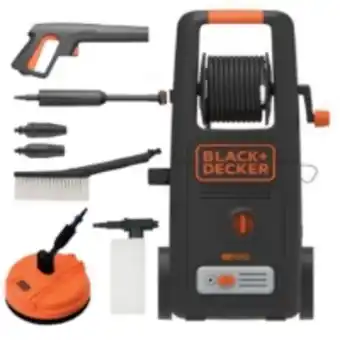 E.Leclerc Brico Nettoyeur haute pression black & decker 170 bar 2500w inclus lance pistolet 2 buses +brosse rotative+brosse auto+tuyau hp 8m offre