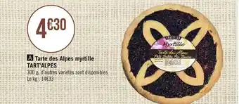 Tartâalpes tarte des alpes myrtille