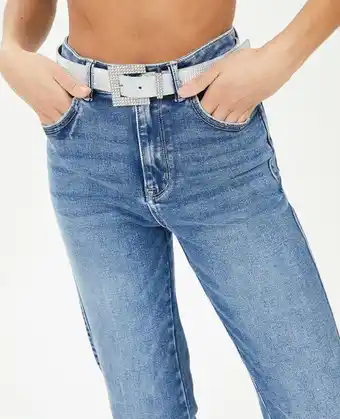 Ceinture avec boucle strass