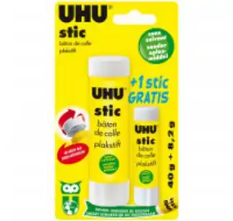 Top Office Bâton de colle 40g + 1 stick 8.2g offert - uhu - edition collector offre