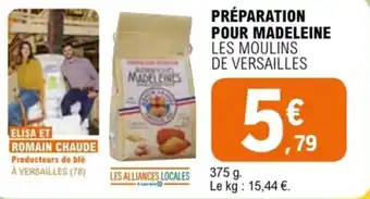 PRĂPARATION POUR MADELEINE