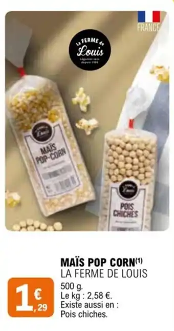 E.Leclerc MAÏS POP CORN(¹) offre