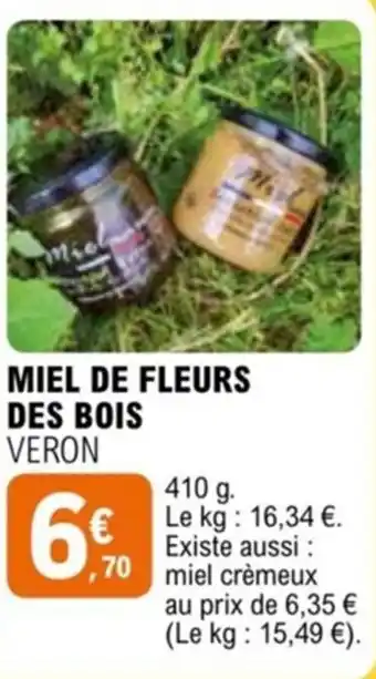 E.Leclerc MIEL DE FLEURS DES BOIS offre