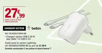 E.Leclerc CHARGEUR SECTEUR offre