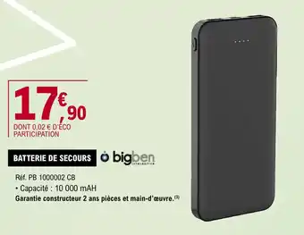 E.Leclerc BATTERIE DE SECOURS offre