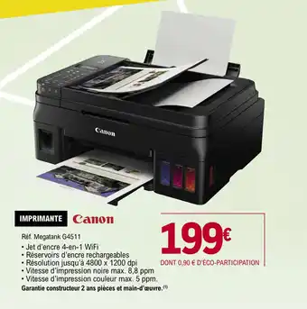 E.Leclerc IMPRIMANTE Canon offre