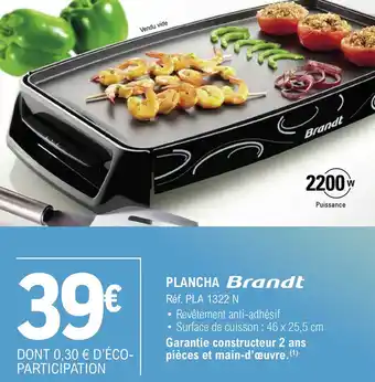 E.Leclerc PLANCHA Brandt offre