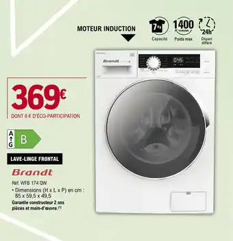 E.Leclerc LAVE-LINGE FRONTAL offre